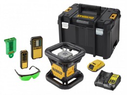 DEWALT DCE079D1G Green Rotary Laser Kit 18 Volt 1 x 2.0Ah Li-Ion £1,299.00